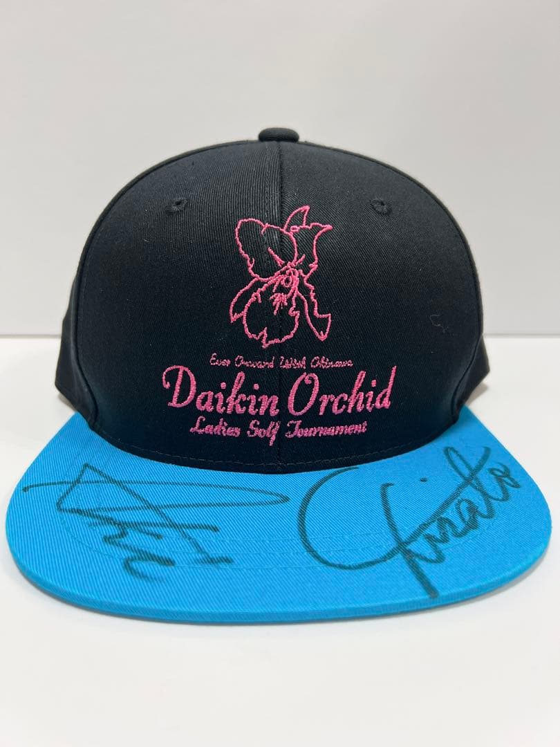 ダイキンオーキッド 限定キャップ【5選手直筆サイン入り帽子】岩井千怜 吉田 鈴