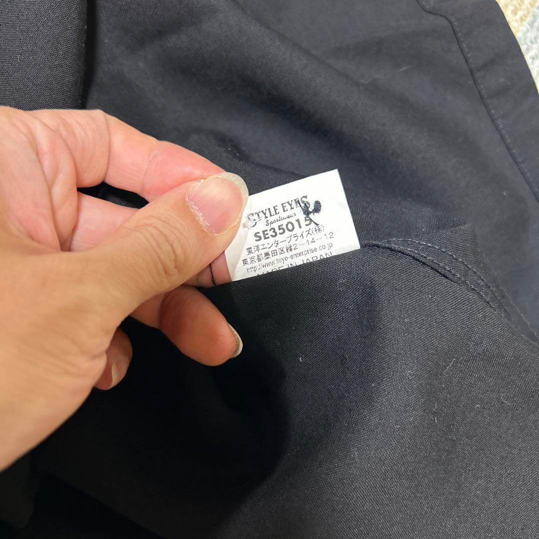 東洋 Style Eyes スタイルアイズ 刺繍レーヨンシャツ ボーリングシャツ