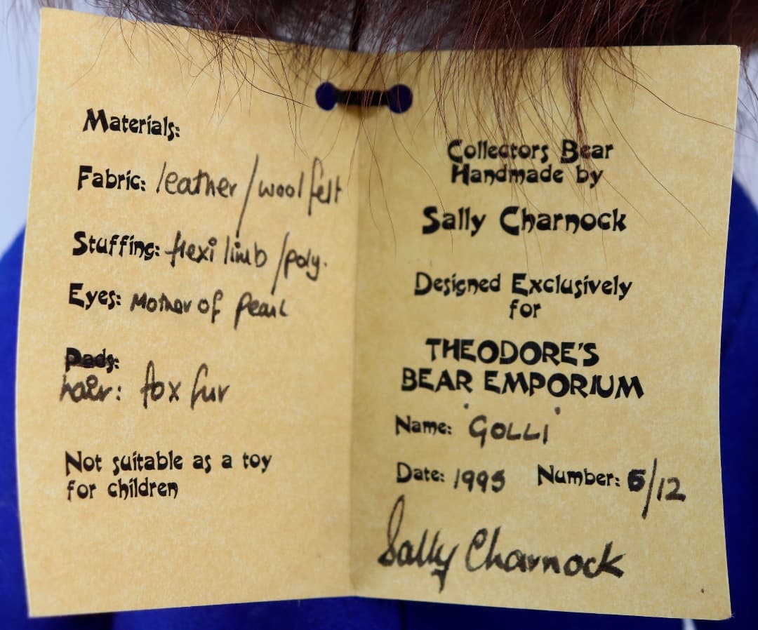 Golli Peg Doll Set ビンテージアーティスト人形3体セット