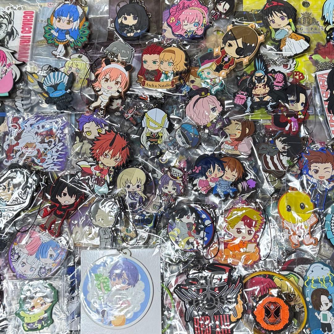アニメ・キャラクター系グッズ ラバーストラップ系まとめ売り 約1074個セット
