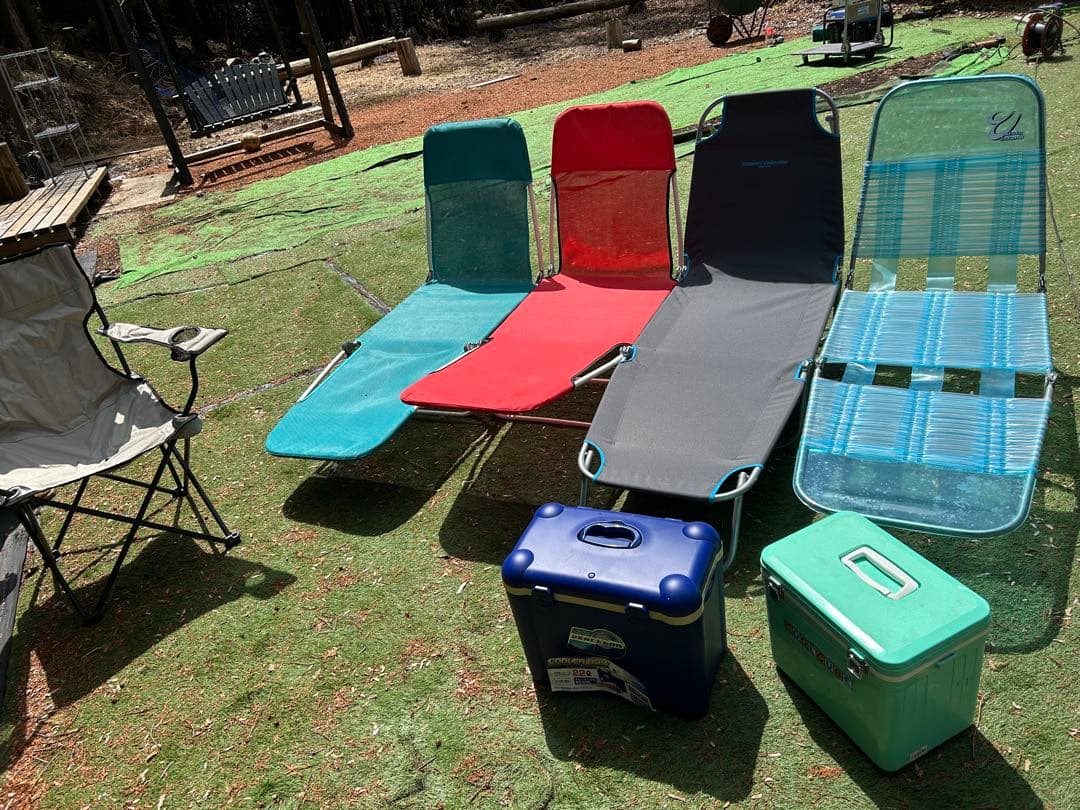アウトドア用折りたたみチェアセット