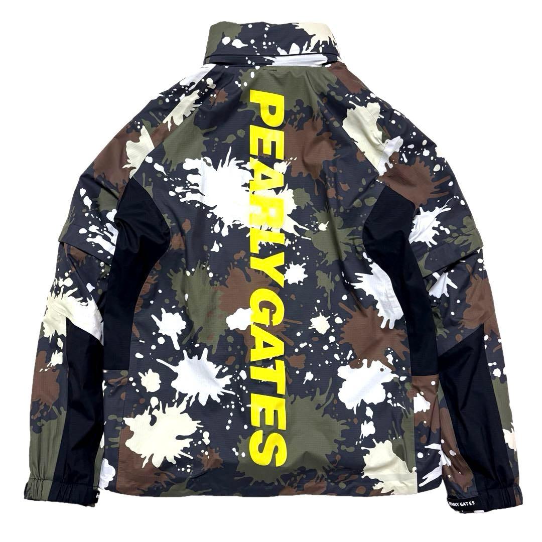 ✨美品✨PEARLY GATES　4way　ブルゾン カモフラ　バッグロゴ　M