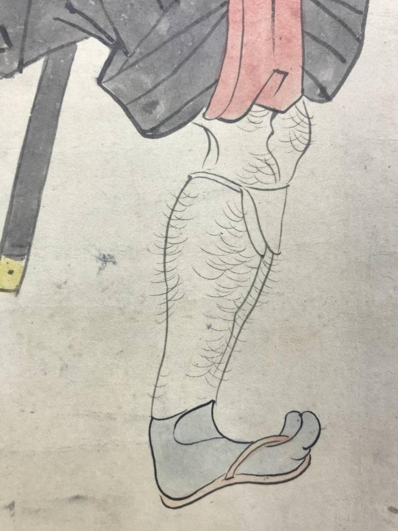 作者不明/大和絵/人物図/掛軸☆宝船☆AD-568