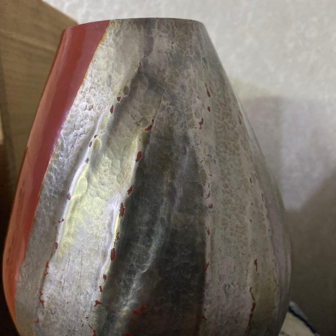 玉川堂　雪巌銅花瓶