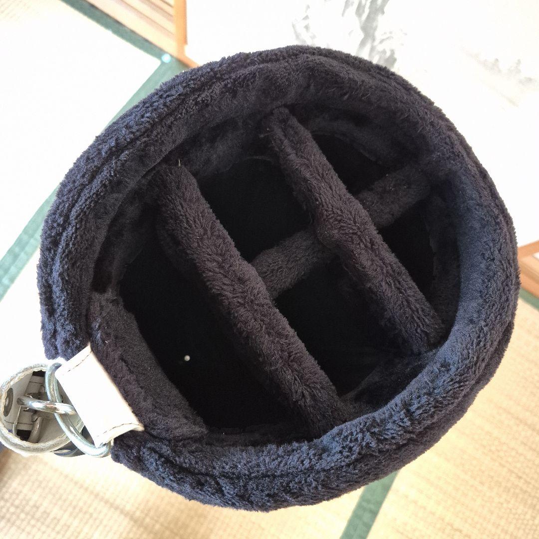 Srixon キャディバッグ 3点式　ホワイト/ブラック　フード付き