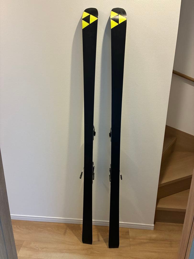 mm3　フィッシャーGS スキー 183cm ブラック/イエロー