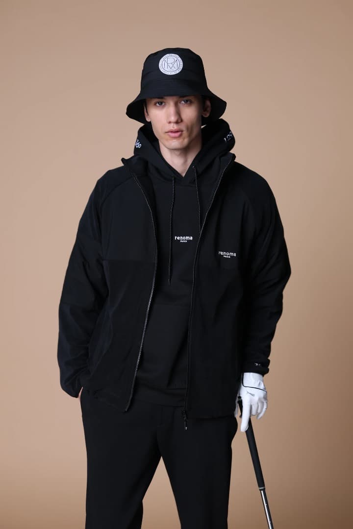 メンズウェア RENOMA GOLF BASIC SWITCHING FLEECE JK
