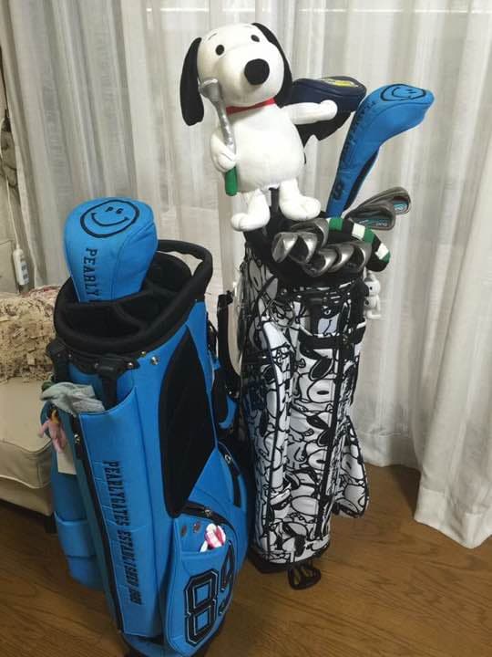 パーリーゲイツ   スヌーピーキャディーバック❤️