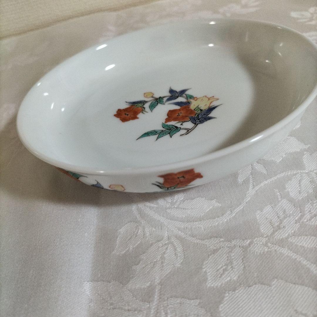 十四代柿右衛門　桔梗紋皿　有田焼