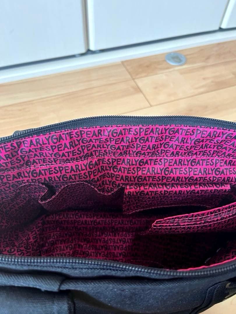 近年モデル 極美品 パーリーゲイツ ペイントロゴシリーズ カートバッグ