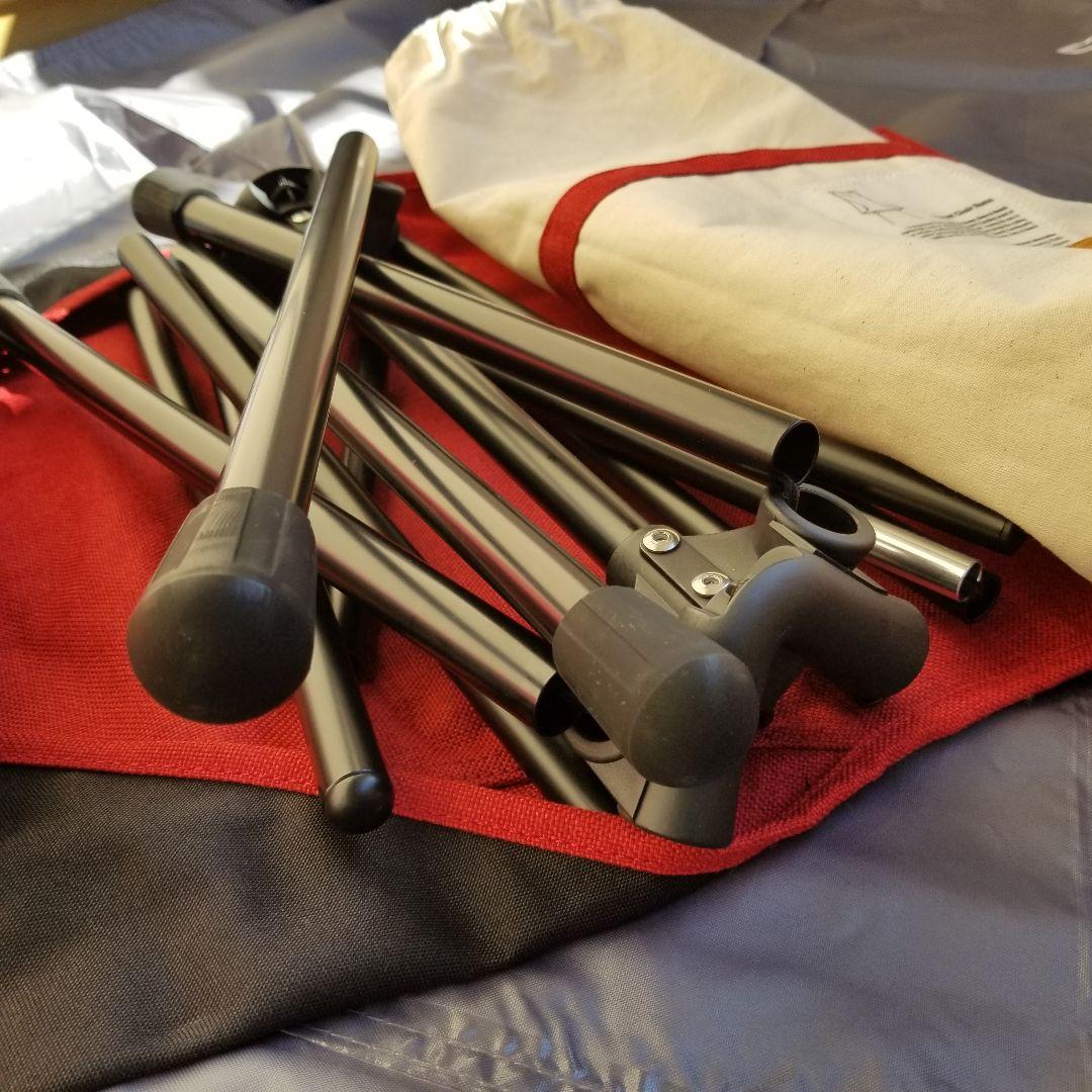 ヘリノックス　アウトドアチェア　レッド