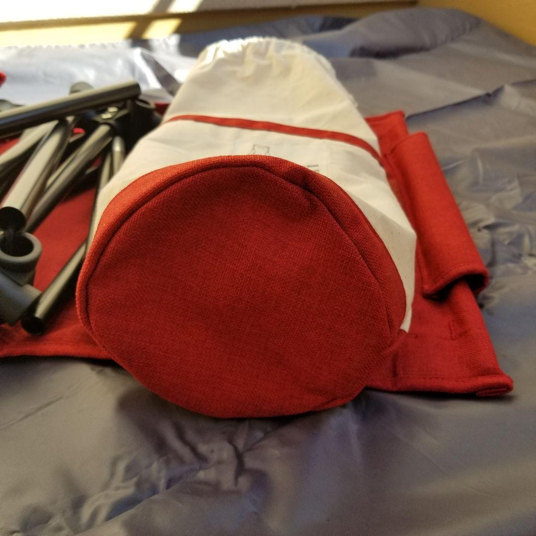 ヘリノックス　アウトドアチェア　レッド