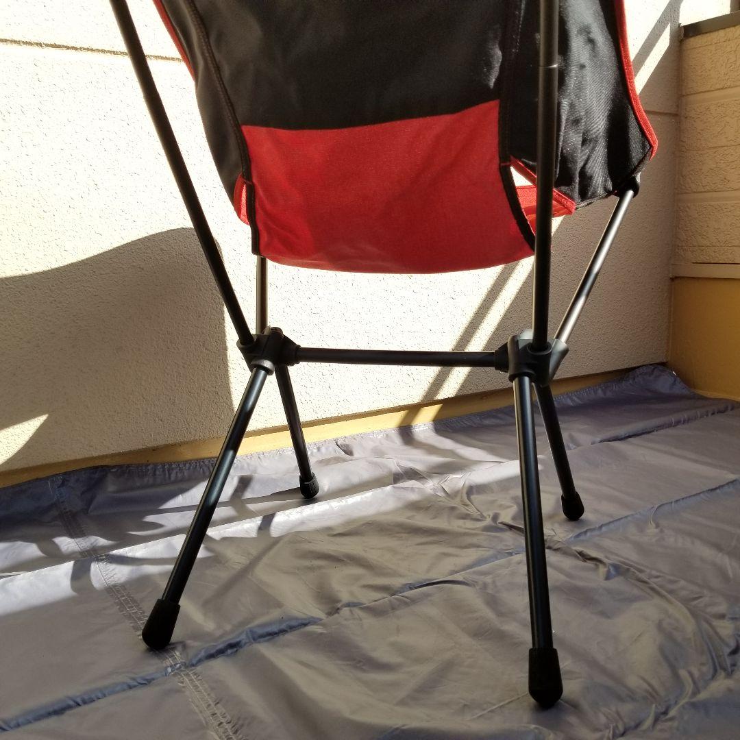 ヘリノックス　アウトドアチェア　レッド