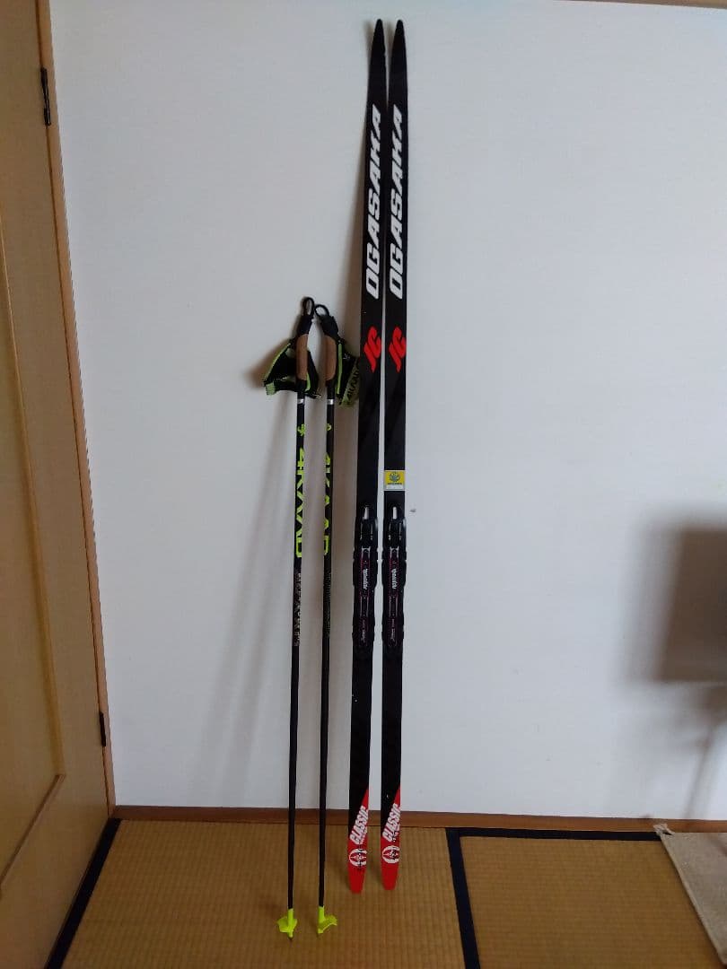 オガサカクロスカントリー板ジュニアモデル180サイズ　ストック4KAAD130