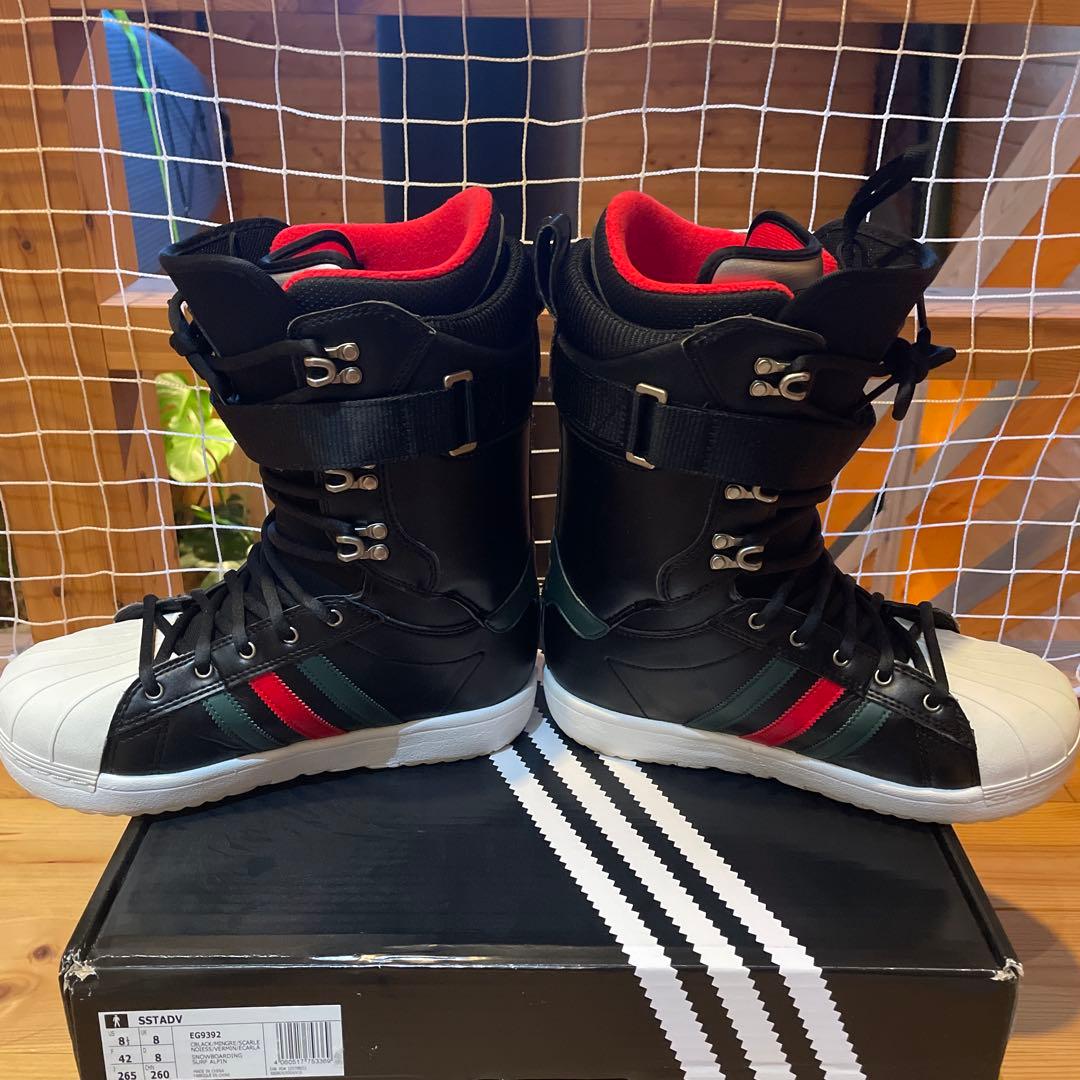 アディダス ADIDAS SST ADV BOOTS SST ブラック 26.5