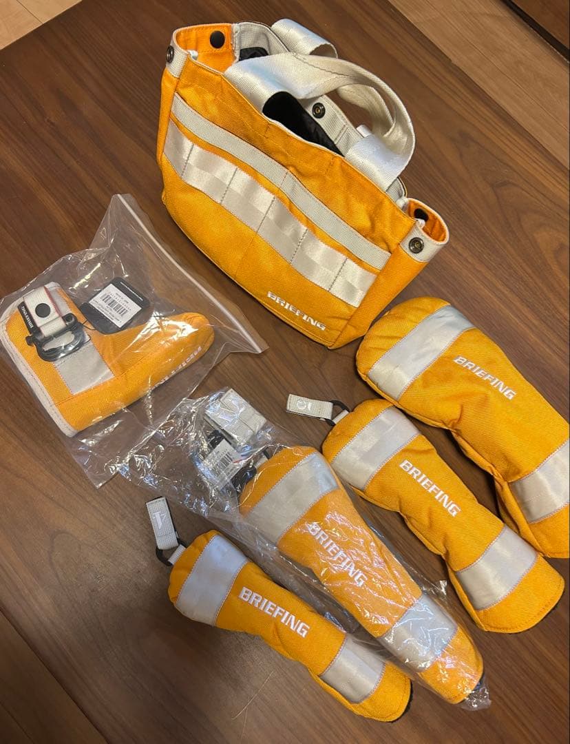 BRIEFINGアミュプラザ博多限定/キャディバック カートバック等7点セット