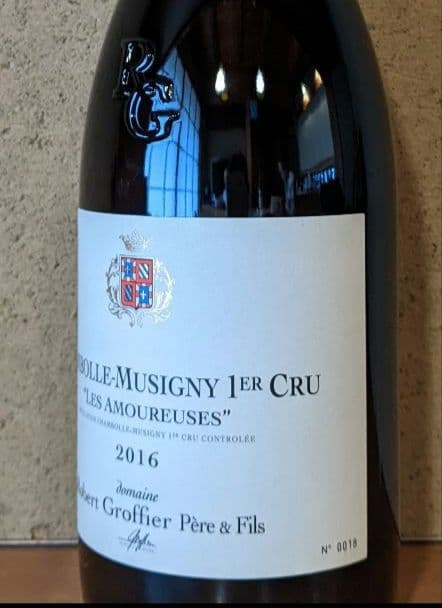 グロフィエ 2016 シャンボール・ミュジニー1er Cru レ ザムルーズ