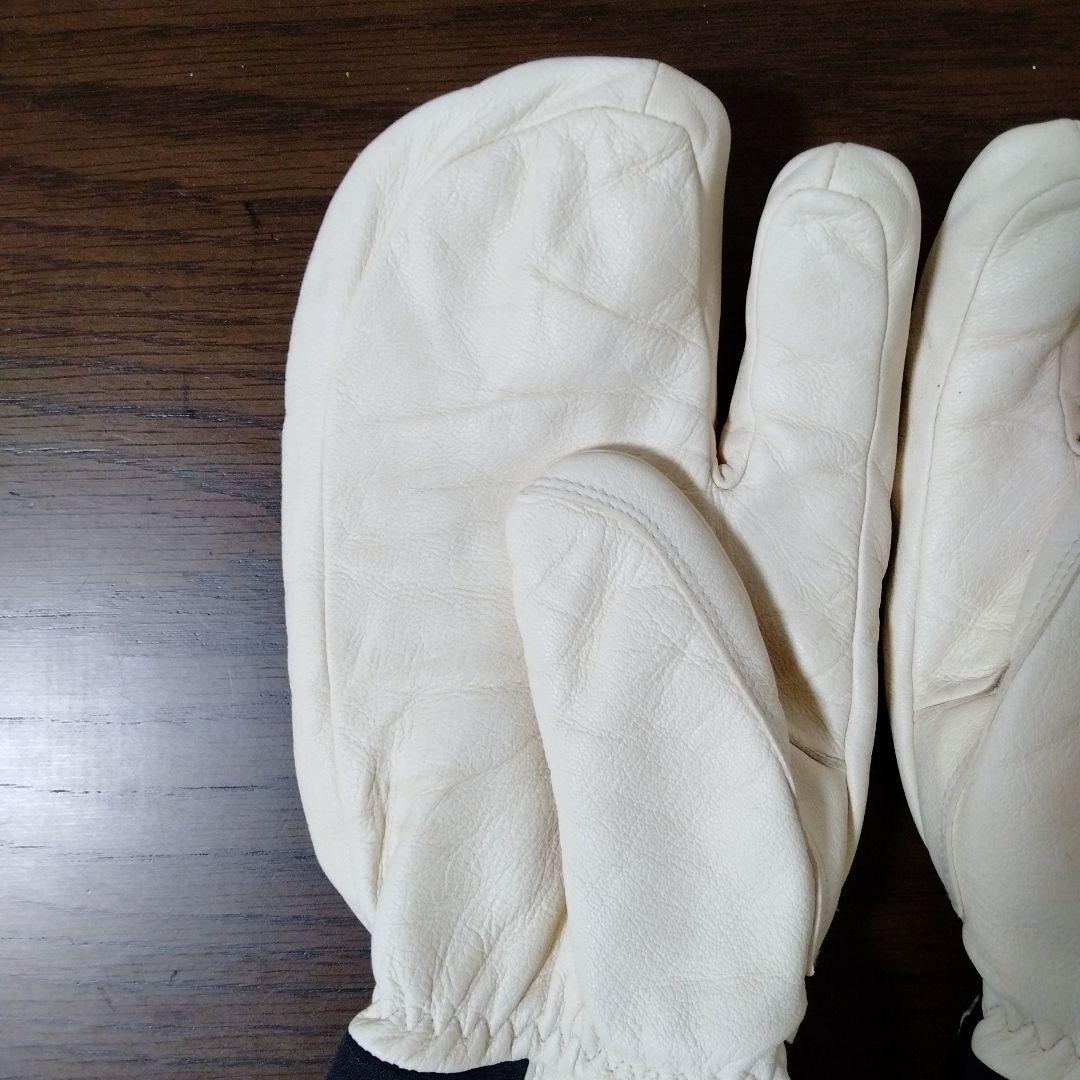 Hestra ミトングローブ サイズ8 オフホワイト
