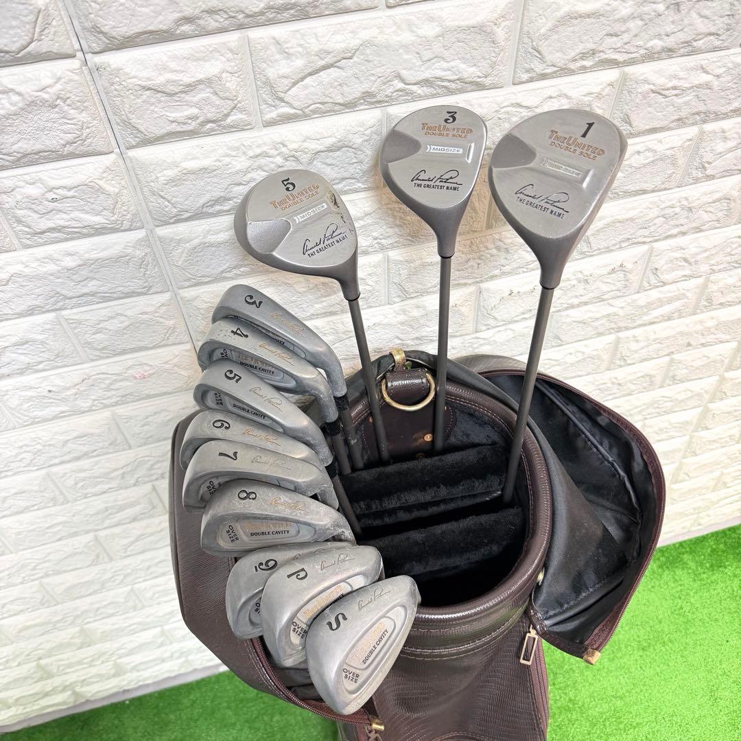 ゴルフセット　初心者応援　ラウンド仕様　メンズ　右打ち　すぐ使える　良好