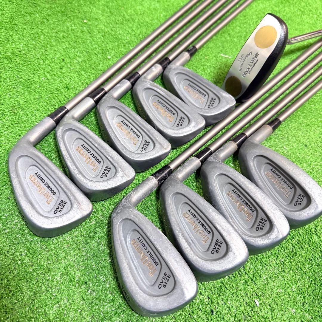 ゴルフセット　初心者応援　ラウンド仕様　メンズ　右打ち　すぐ使える　良好