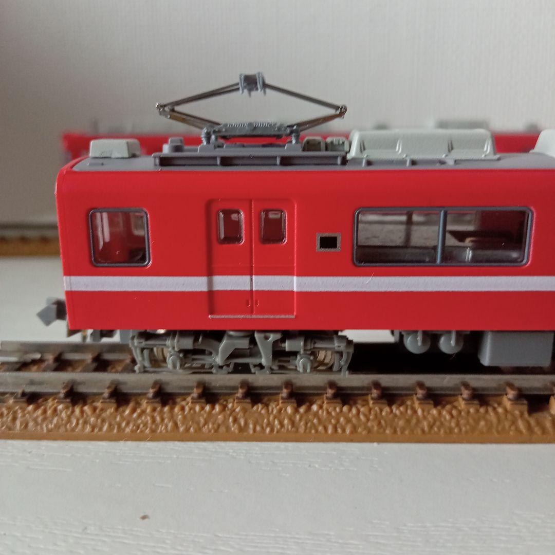 【レトロ】名古屋鉄道6000系　白帯　2両セット　赤色　白ライン