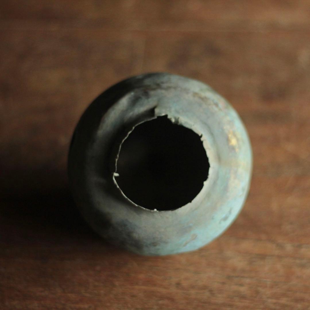 鍍金のある 緑青 古銅 擬宝珠 仏教美術 古美術 古道具 アンティーク オブジェ