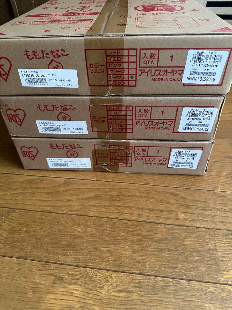 10周年記念　ももいろクローバーZ　ももたなこ　収納棚　4色セット　新品未使用