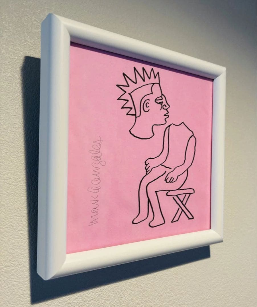 mark gonzales マークゴンザレス 原画 gonz 額入　直筆サイン