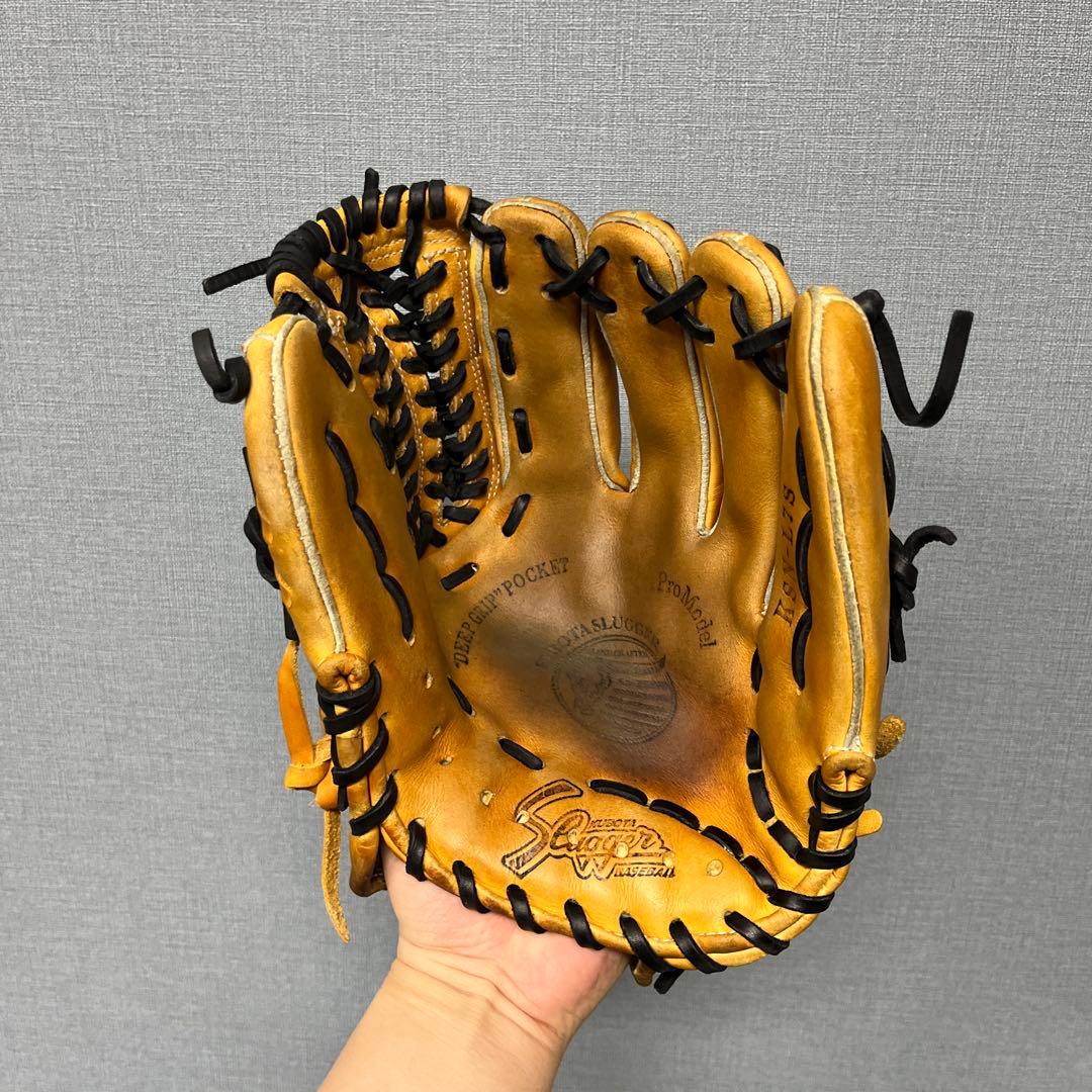 1192 スラッガー 松井稼モデル 型抜群 即戦力 軟式 内野手用グローブ