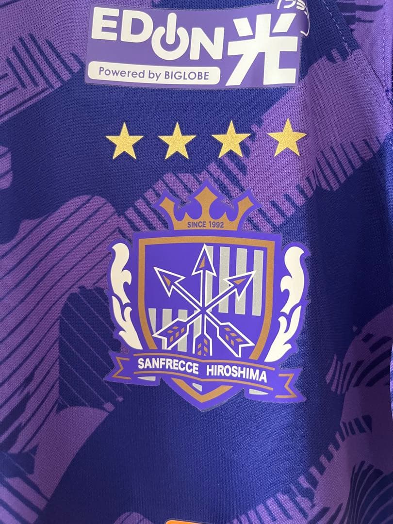 サンフレッチェ広島 オーセンティックユニフォーム 青山敏弘直筆サイン入り