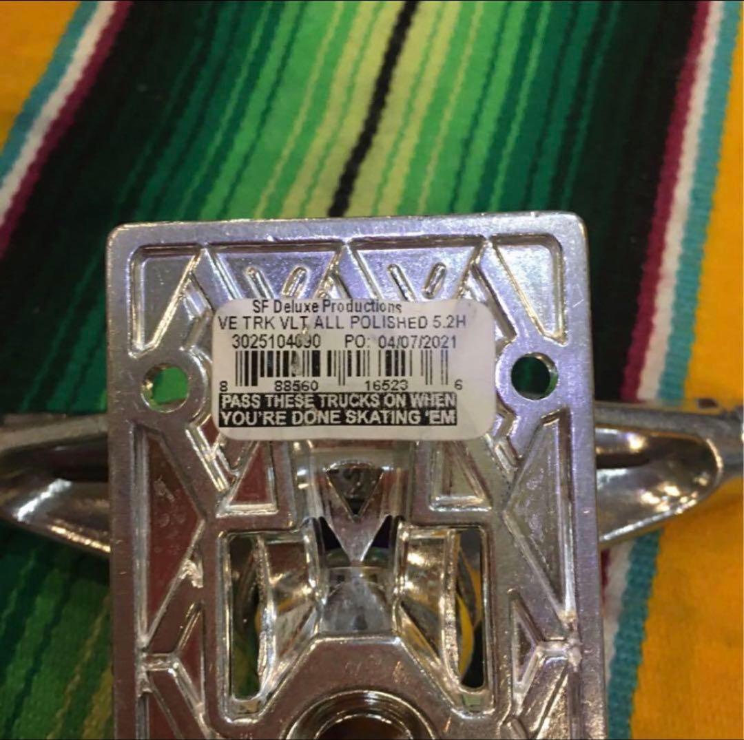 ventureベンチャースケートボードトラックvライト5.2HI定価11990円