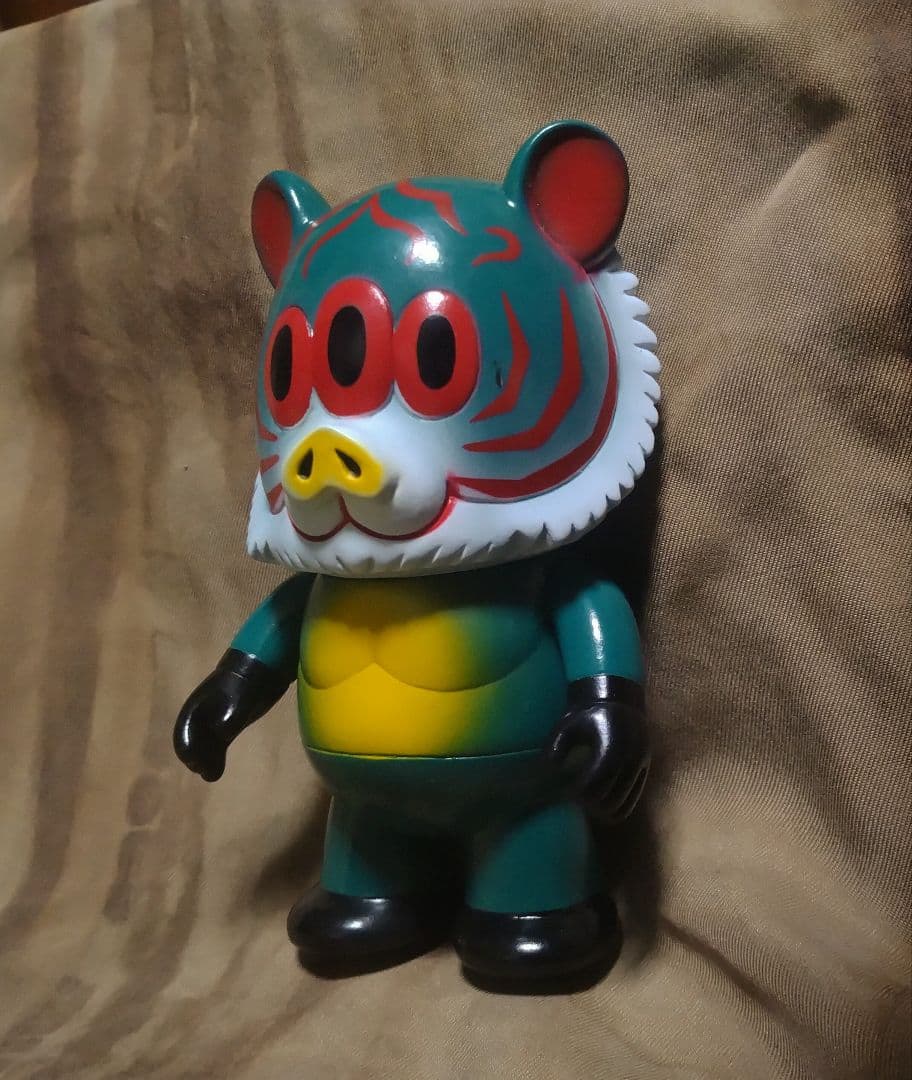 ブタイガー one upソフビ アートジャンキー　グリーンver.紙タグ付