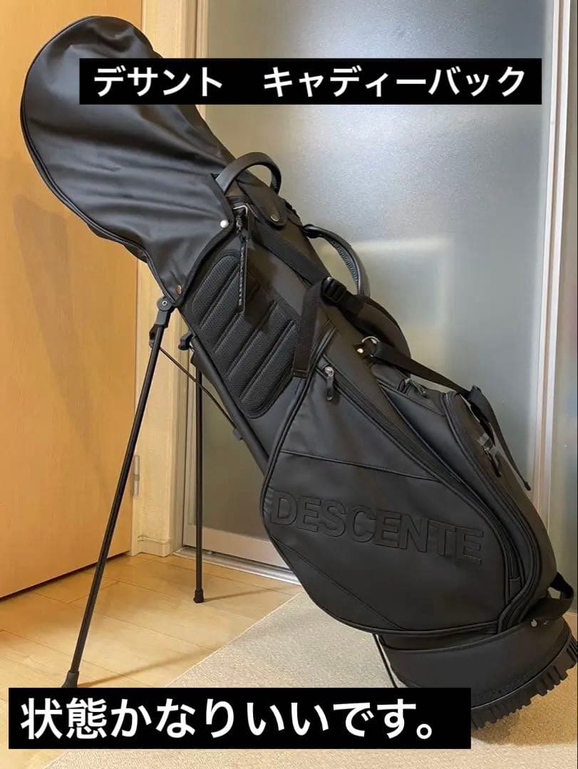 DESCENTE ゴルフバッグ ブラック