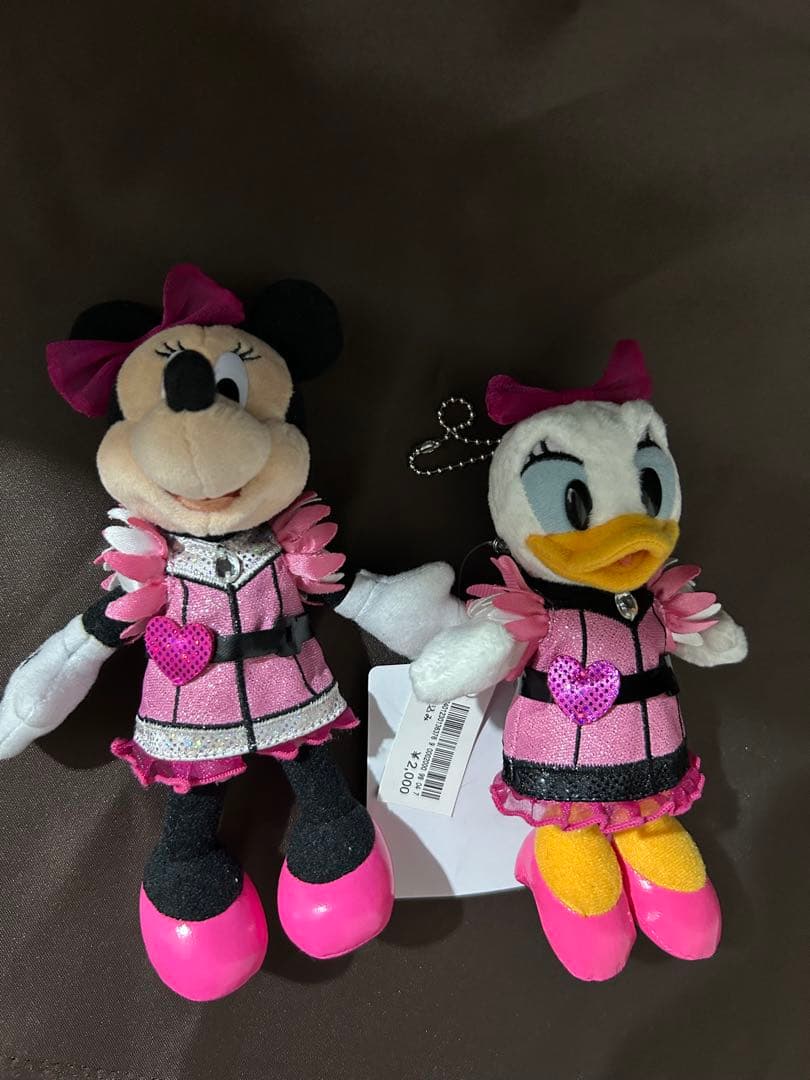 ミニー デイジー ディズニー ぬいぐるみバッジ クラブマウスビート