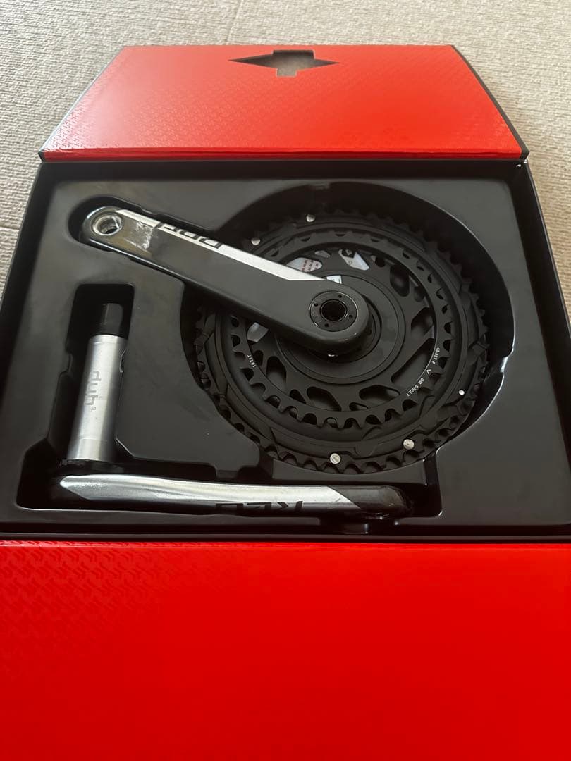 SRAM DUB クランクセット + チェーンリング一式（未使用／新品同様）