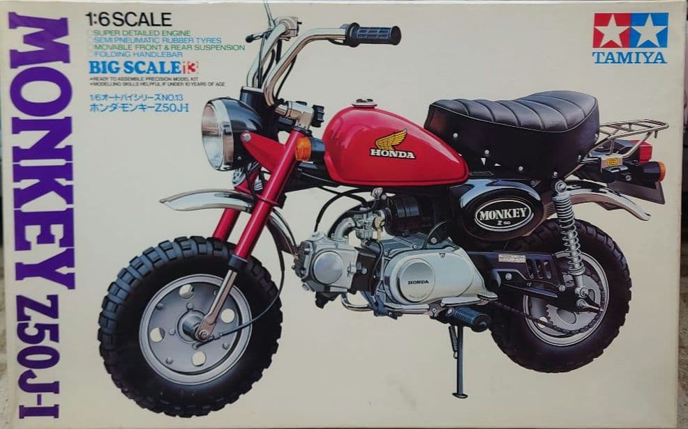 ★【未組立】TAMIYA　HONDA　MONKEY Z50J-I　1︰6スケール