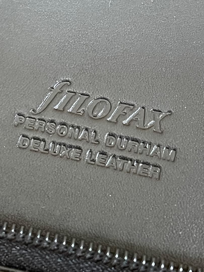 ファイロファクスDurham Deluxe Leatherバイブル システム手帳