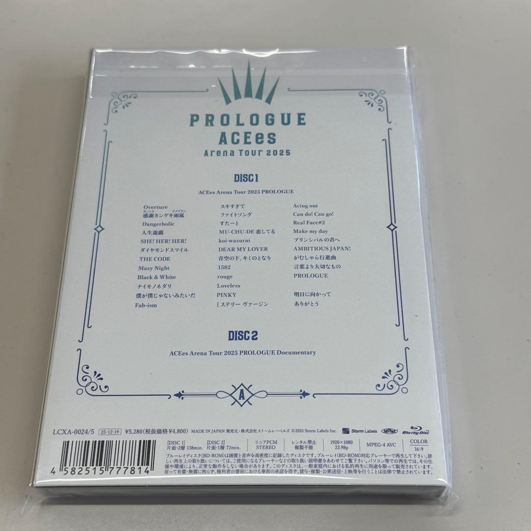 PROLOGUE ACEes Arena Tour 2025 Blu-ray盤