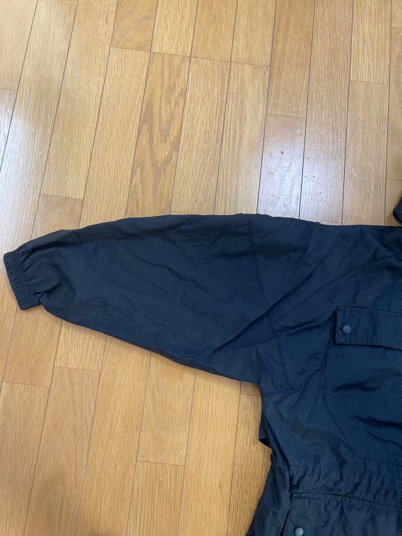 アディダス　ステラマッカートニー　パーカー　ロング　黒　M