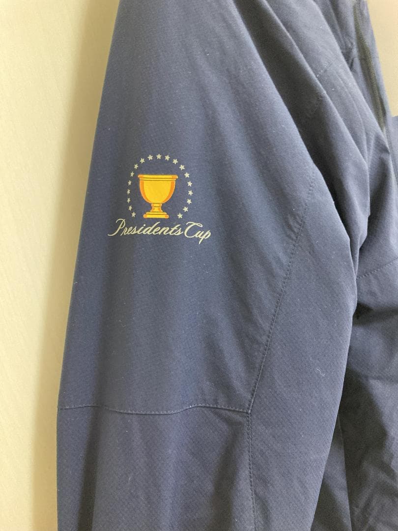 Lacoste ネイビー ジップアップ ゴルフ ジャケット M