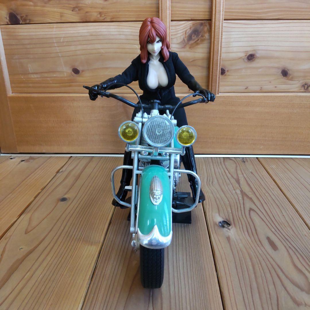 1/6 峰 不二子 可動フィギュア インディアン バイク 付き