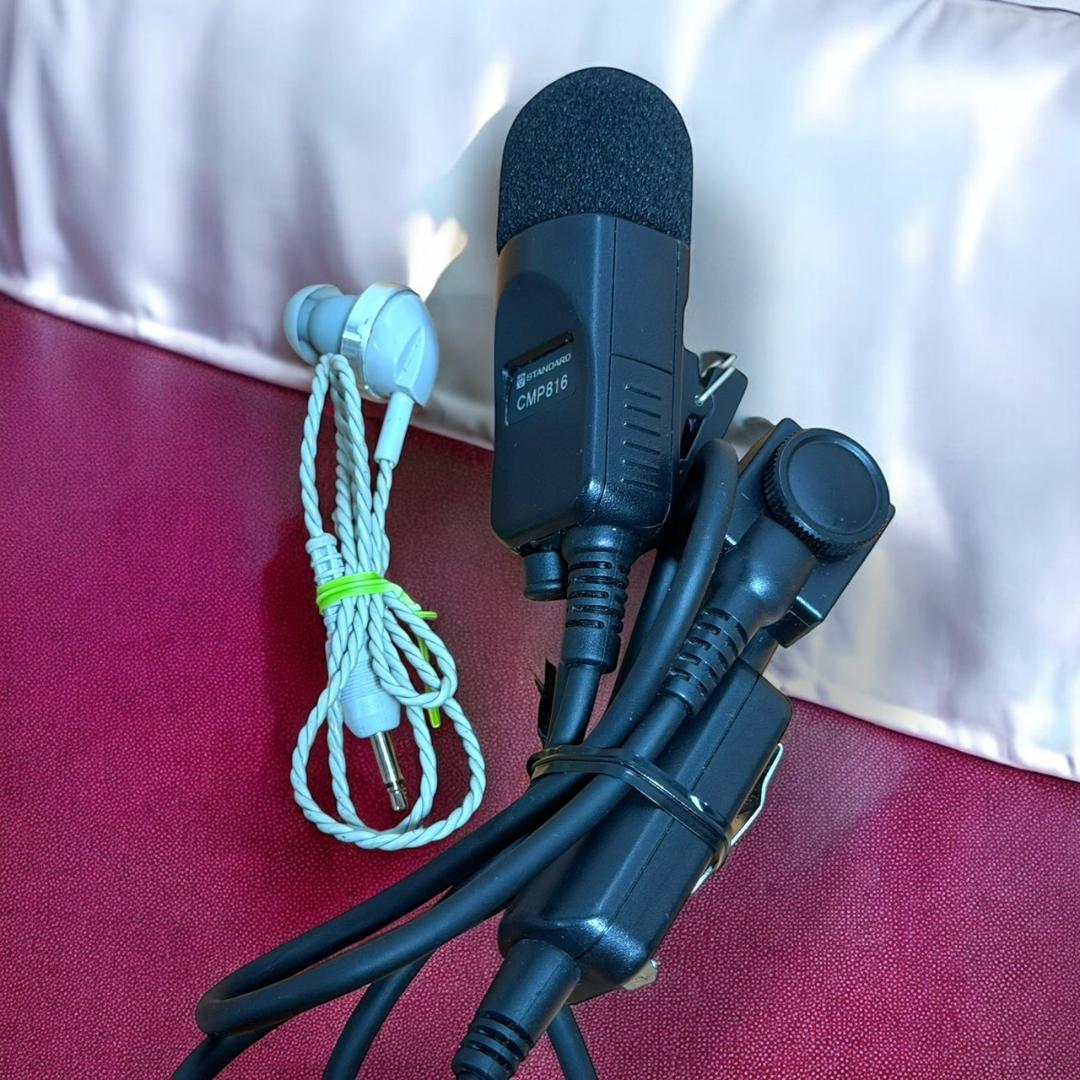 ☆美品 スタンダード CMP816 タイピン型マイク&イヤホン