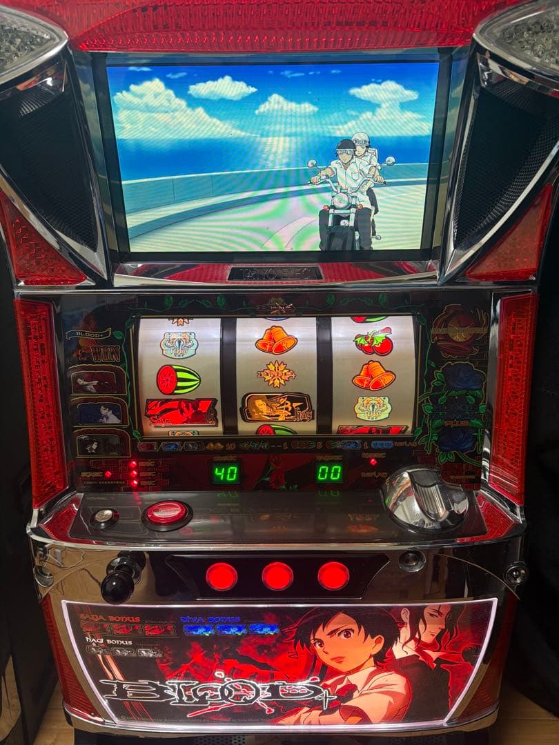 パチスロ　初代BLOOD + 実機
