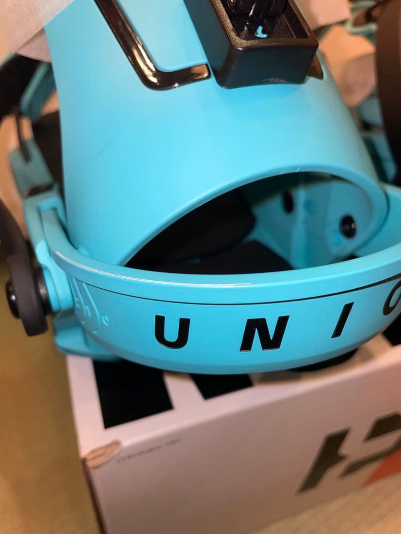 【美品】UNION ビンディング M CYAN バインディング