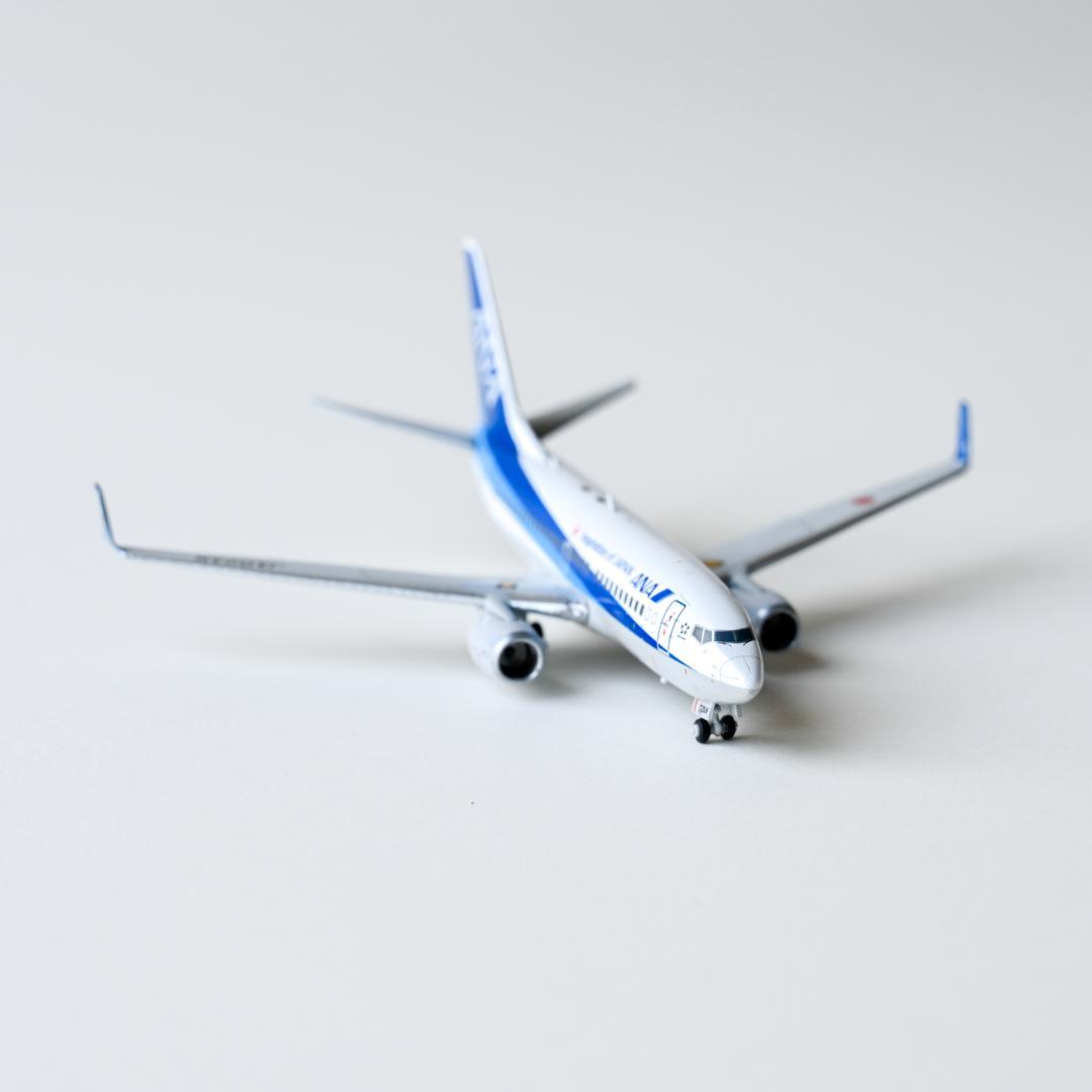 【セット】ANA B737-700 + タグ キーホルダー 1/400
