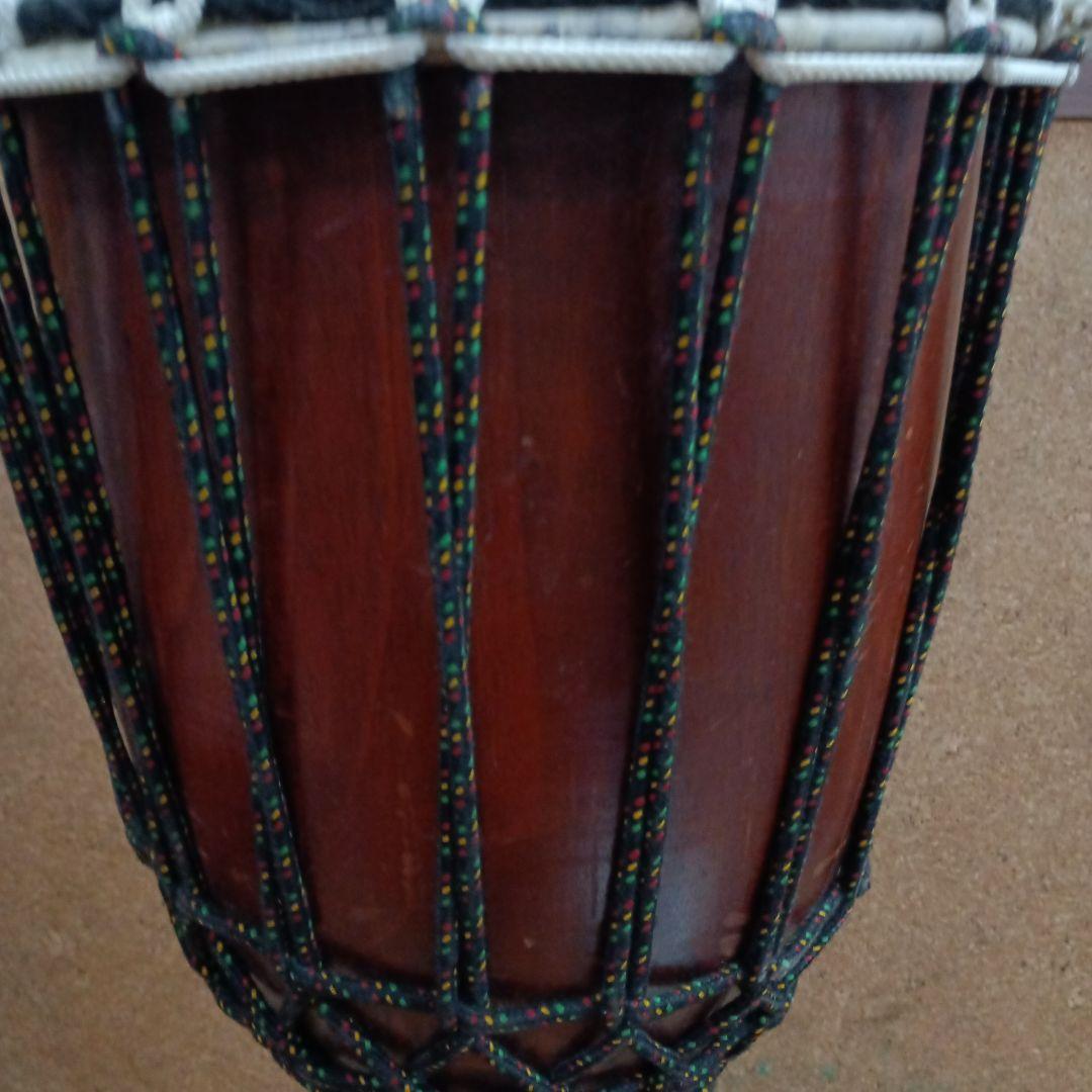 S*i様 ３６８６）民族楽器 ジャンベ 打楽器 太鼓 高さ６０．５cm