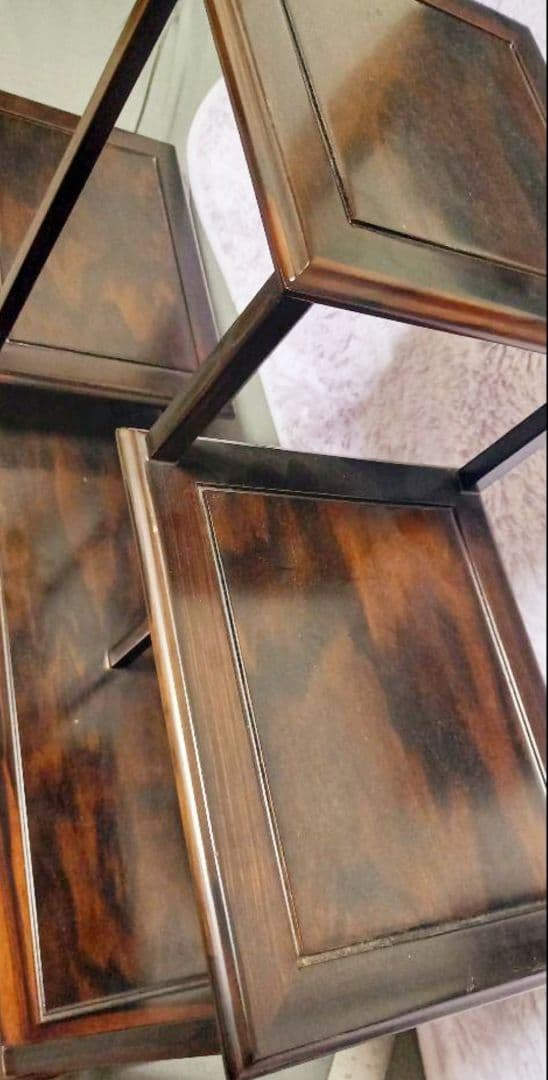 値引き中‼️高級展示会用‼️黒檀花台