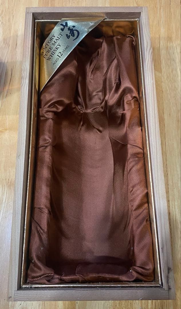 【木箱付き】山崎12年　サントリーピュアモルトウイスキー