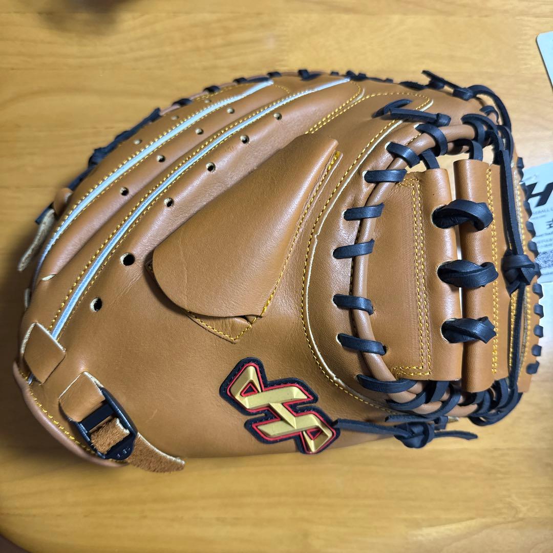 ハタケヤマ　軟式用　キャッチャーミット　右投げ用