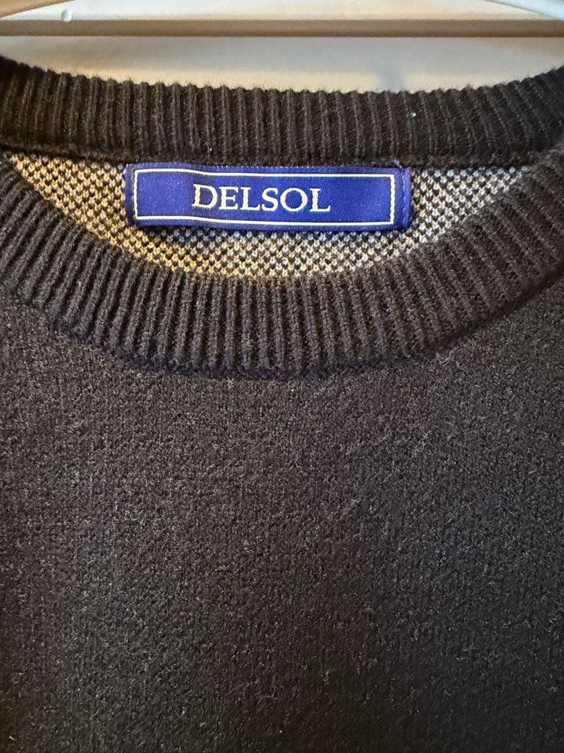 早い者勝ち！セール今期DELSOLデルソルLLゴルフセーター美品ミッキー&ミニー